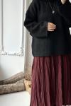 Bukre Oversize Kazak - Siyah