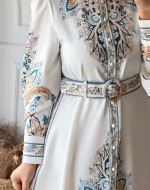 Exclusive Elbise-Beyaz