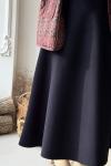 Kaşe Etek - Lacivert