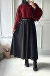 Reglan Kol Kısa Kazak- Bordo