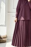 Piliseli Etekli Takım - Mürdüm Mürdüm