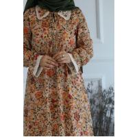Çıtı Pıtı Çiçekli Şifon Elbise