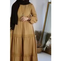 Naif Güpür Detay Elbise - Balköpüğü