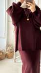 Bella Etekli Takım - Bordo