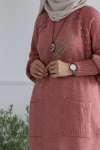 Cepli Triko Tunik - Pembe