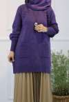 Cepli Triko Tunik - Mor