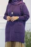 Cepli Triko Tunik - Mor