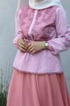 Çizgi Detay Gömlek - Pembe