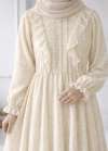 Esila Elbise - Krem