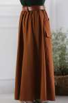 Gabardin Etek Tarçın