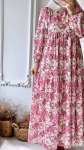 İpek Saten Elbise - Pembe