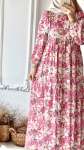 İpek Saten Elbise - Pembe