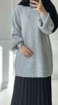 Kamelya Triko Tunik - Gri