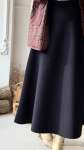 Kaşe Etek - Lacivert