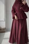 Kimonolu Jile Takım - Bordo