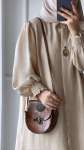 Kolu Gipeli Oversize Tunik - Bej