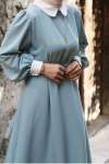 Naif Bebe Yaka Elbise - Mint