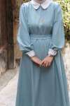 Naif Bebe Yaka Elbise - Mint