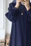 Nergis  Elbise - Lacivert
