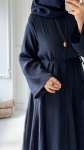 Piraye Elbise - Koyu Lacivert