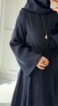 Piraye Elbise - Koyu Lacivert