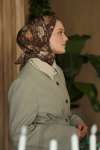 Rosalya Desen Eşarp - Bordo
