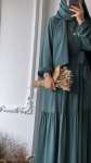 Sahra Ferace Elbise - Mint