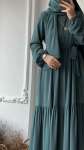 Sahra Ferace Elbise - Mint