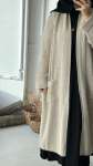 Şal Yaka Uzun Hırka - Taş