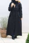 Tam Boy Parka Siyah
