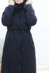 Tam Boy Parka Siyah