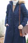 Tam Boy Parka Lacivert