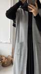 Uzun Yelek - Gri