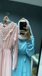 Yaka Detay Elbise - Pembe