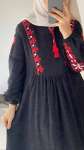 Zara Model Elbise - Antrasit