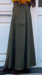 Cepli Gabardin Etek - Haki
