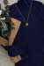 Triko Bluz-Lacivert