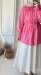 Yaka Detaylı Tunik - Pembe