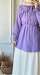 Yaka Detaylı Tunik - Lila