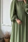 Başak Elbise - Çağla Yeşili