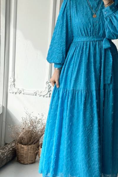 Buğlem Elbise - Mavi