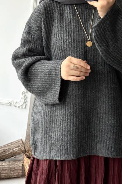 Bukre Oversize Kazak - Antrasit