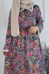 Çıtı Pıtı Çiçekli Şifon Elbise