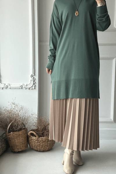 Feris Triko Tunik - Mint