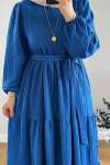 Giy Çık Elbise- Mavi