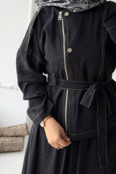 Haze Etekli Takım - Siyah