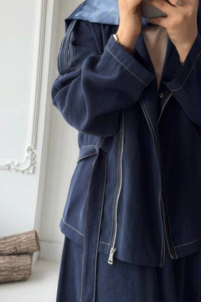 Haze Etekli Takım - Lacivert