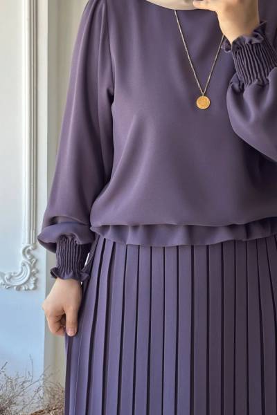 Hira Etekli Takım - Leylak