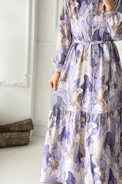 Lavanta Elbise - Lila