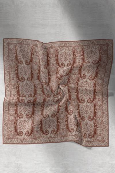 Paisley Desen Eşarp- Somon